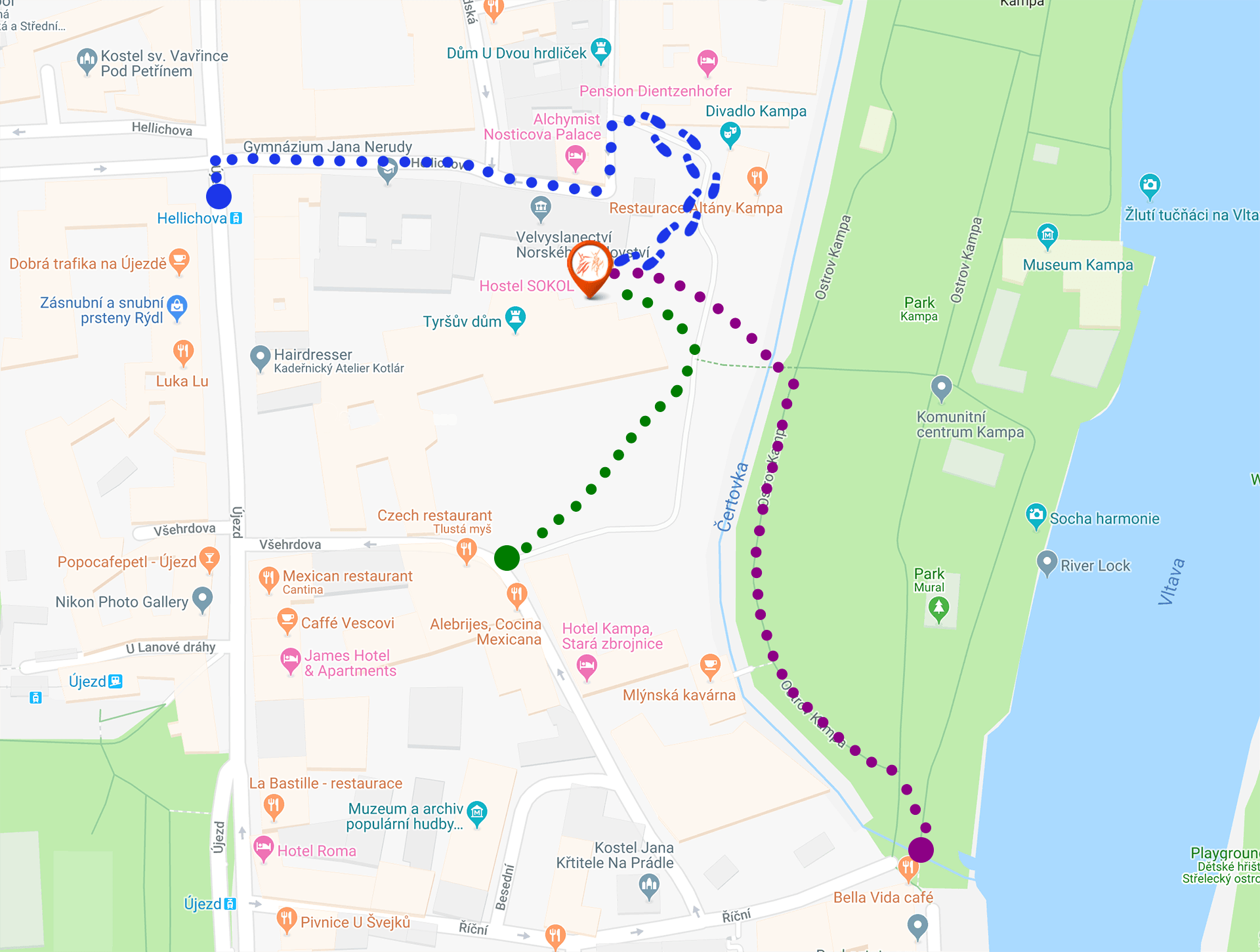 Printable Map of directions to studio